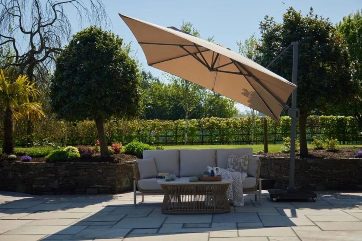 Parasol and base - Harvey Norman - Image 1