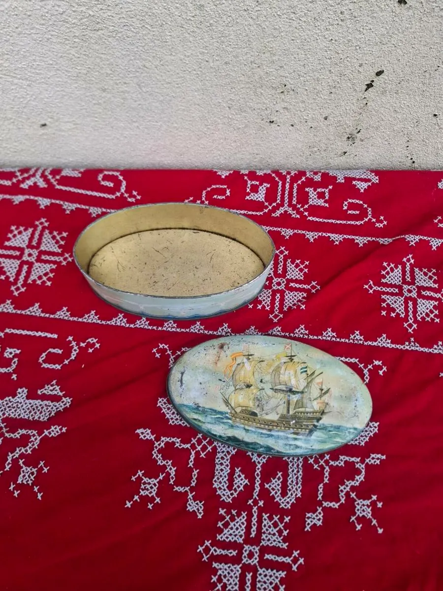 Ship metal tin box - Image 2