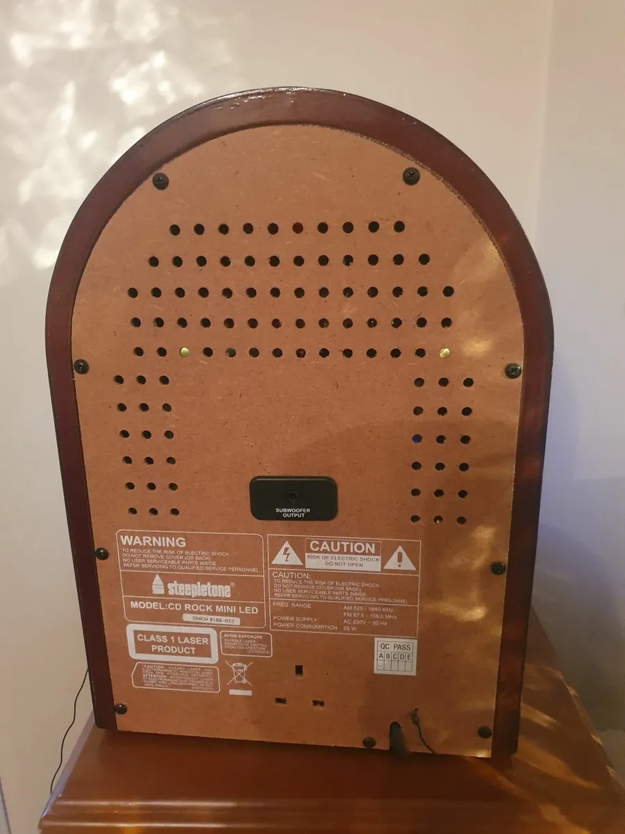 Mini Jukebox Radio/CD Player - Image 4