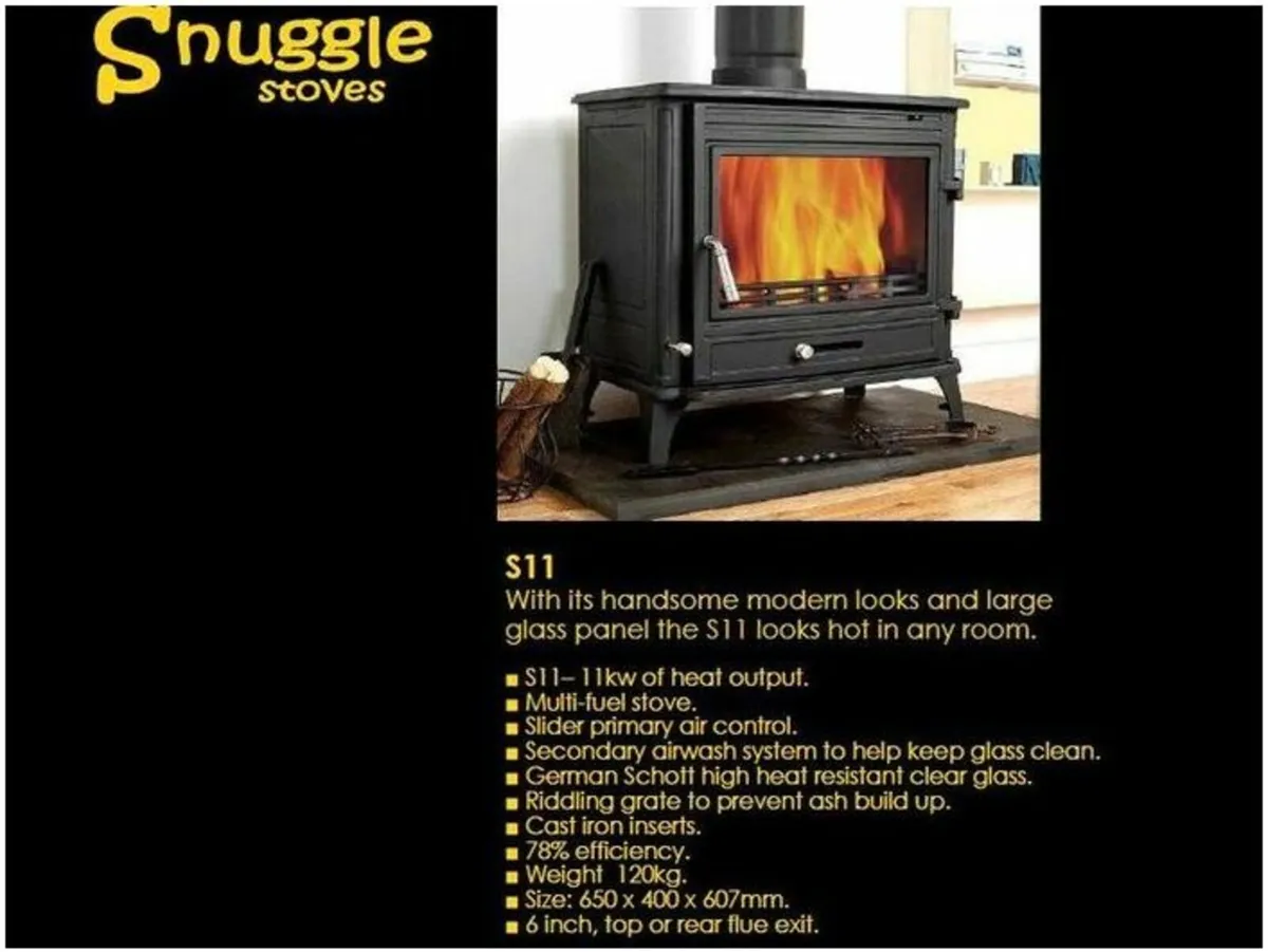 stove 11kw cast iron - Image 4