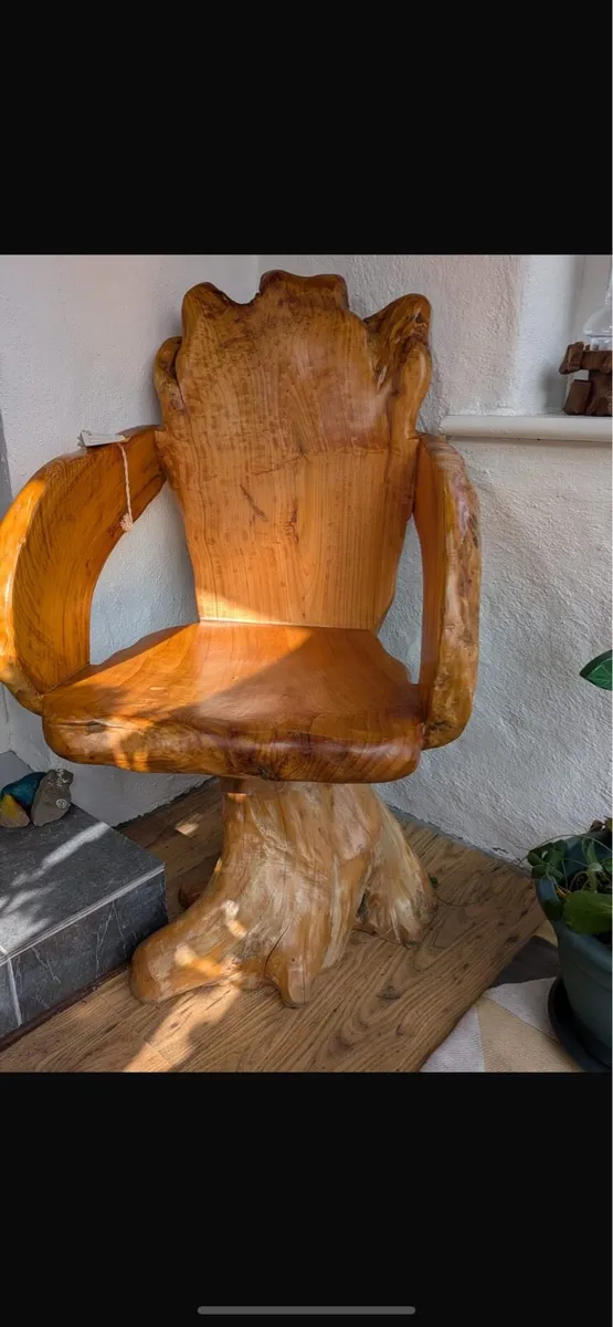 4 piece solid wooden furniture set - Image 3