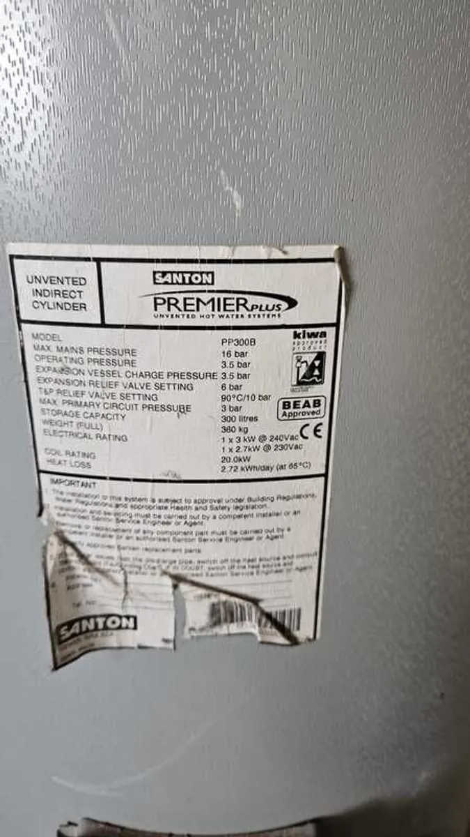 Kedco boiler and 300l buffer tank - Image 3