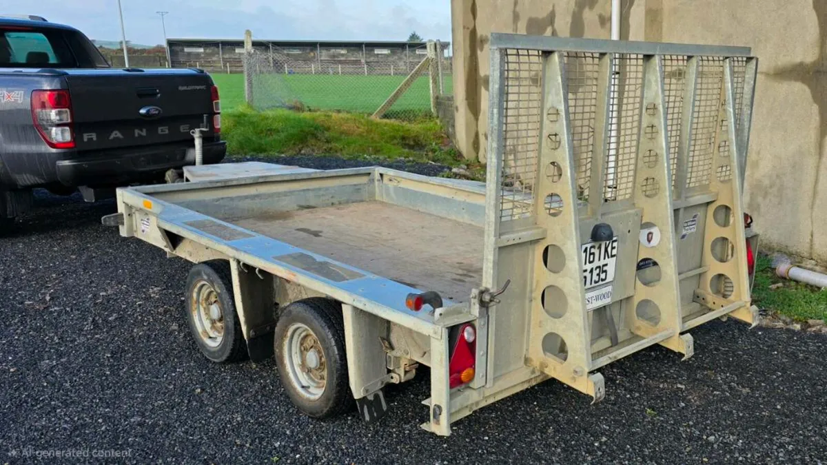 Ifor Williams 10x6 Plant Trailer No Vat - Image 1