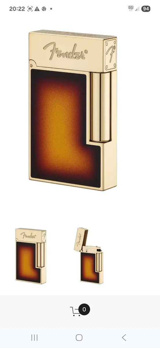 S.T Dupont Ligne 2 Fender Lighter - Image 1