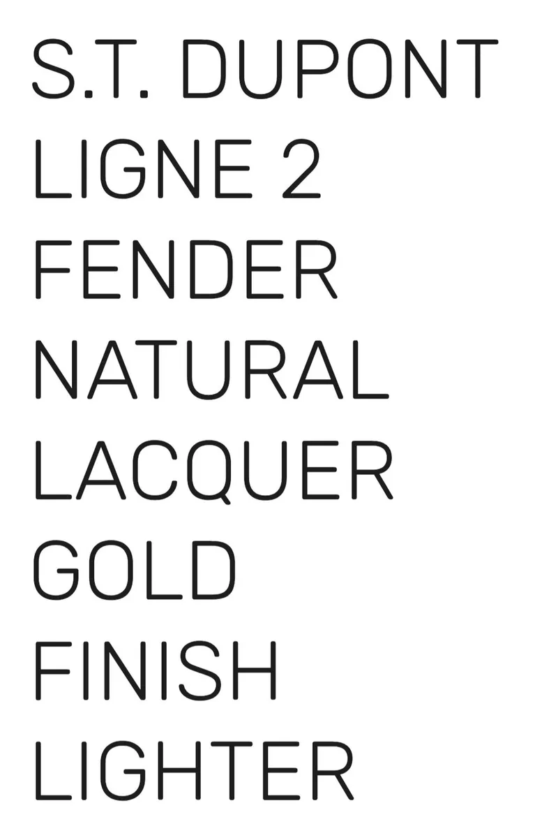 S.T Dupont Ligne 2 Fender Lighter - Image 3