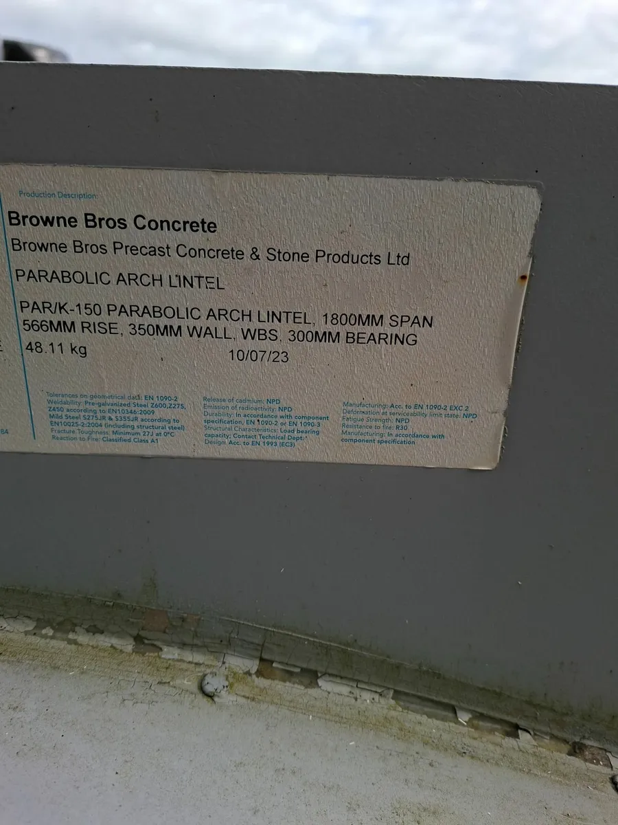 Arch catnic Steel lintol - Image 3