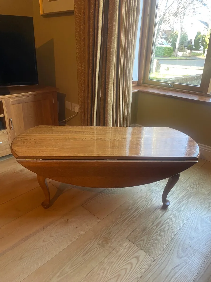 Solid Oak Coffee Table - Image 2