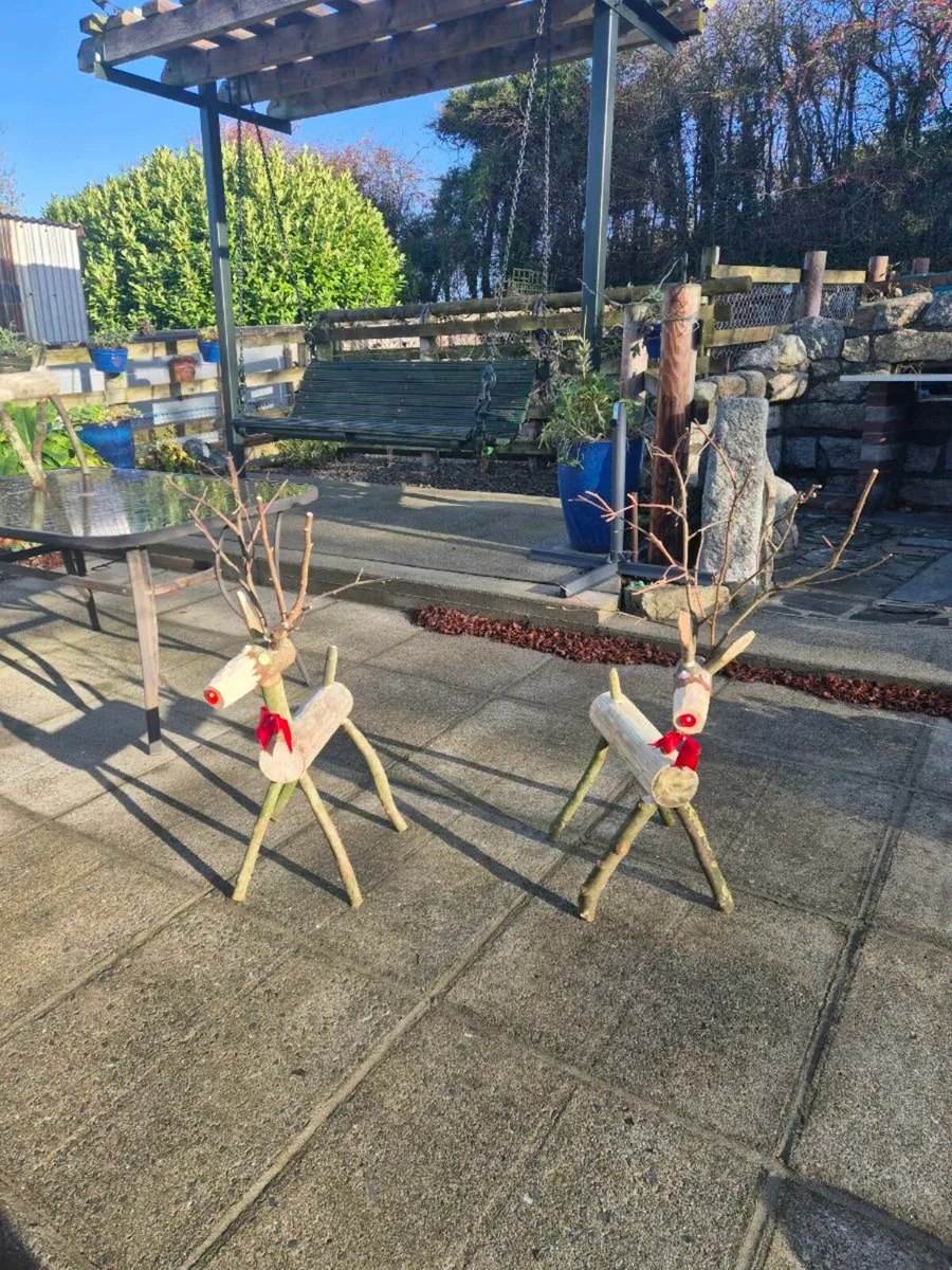 Christmas Log Reindeer - Image 1