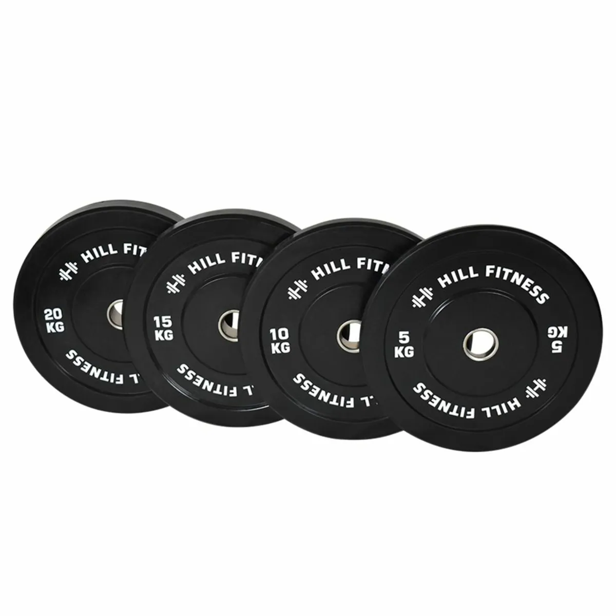 120kg: Bumper Plate & Barbell Bundle - Weights Gym - Image 2