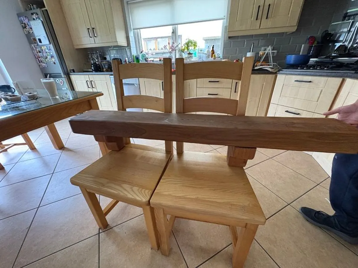 Stove and solid oak mantle beam - Image 2