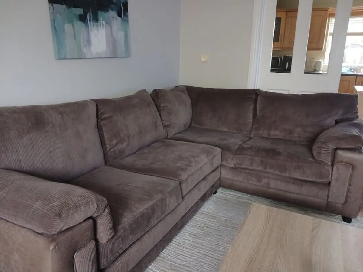 Corner sofa + 2 seater - Image 1