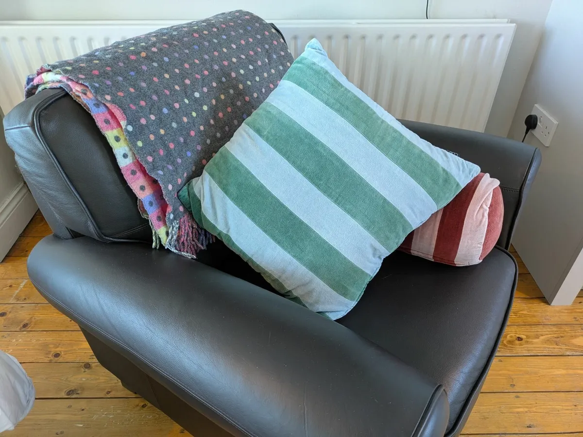 Leather Armchair YSTAD - Image 1