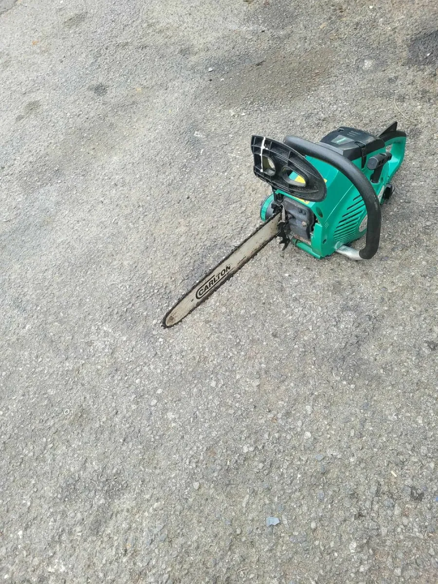 2016 gardenline 41cc chainsaws running well - Image 3