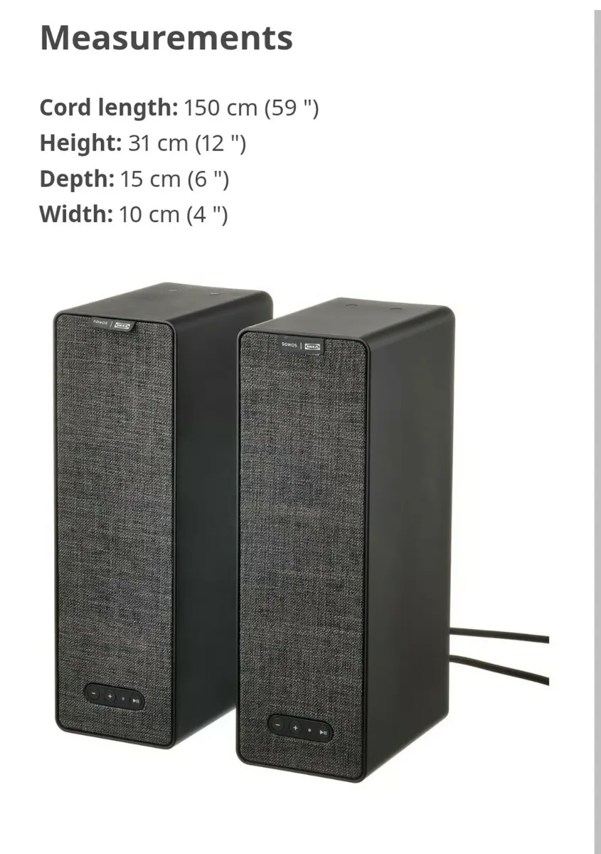 2 symfonisk bookshelf speakers. - Image 3