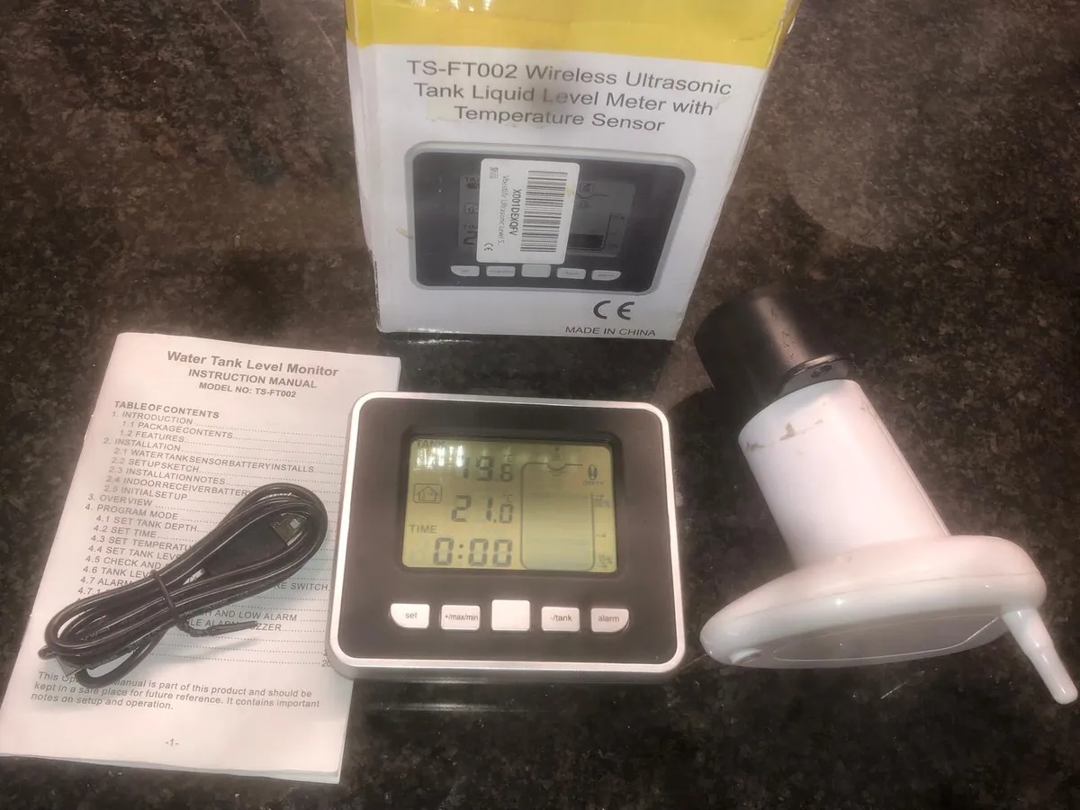 TS-FT002 Wireless Ultrasonic Oil Tank Level Meter - Image 1