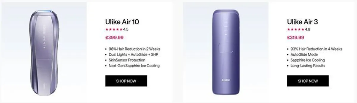 Ulike Air 10 IPL Hair Removal Device - Image 2