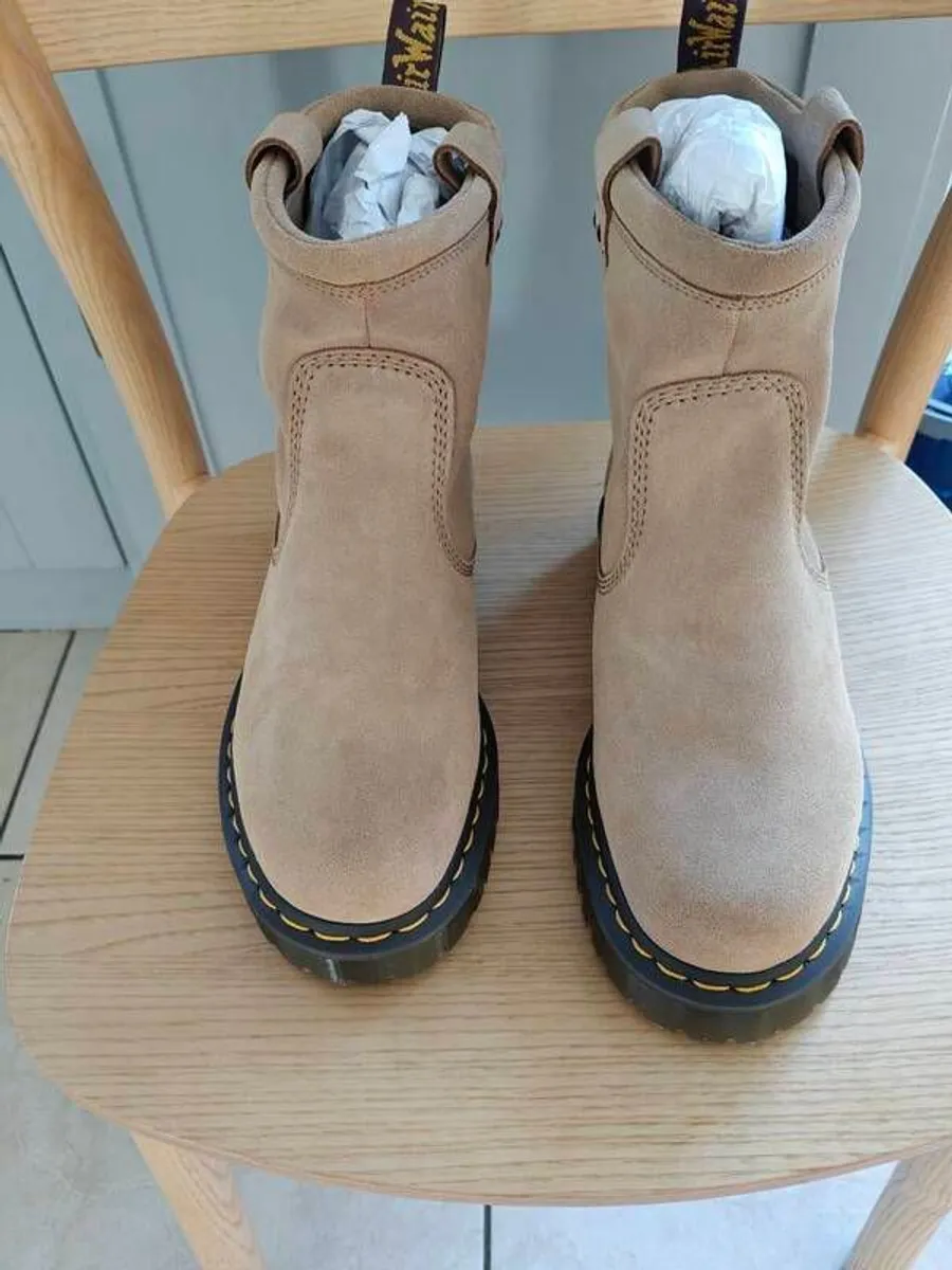 Dr. Martens Anistone Lo Savannah Tan Suede Boots UK 8 - Image 2