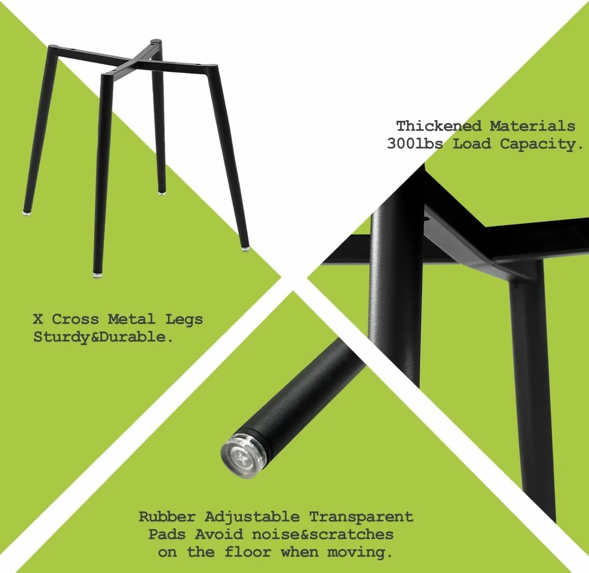 Modern Dining Chairs Set of 4, Beige Upholstered - Image 2