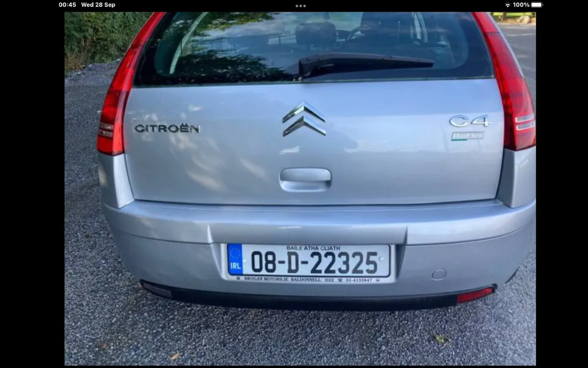 Citroen C4 biodiesel 2008 for parts or repairs - Image 3