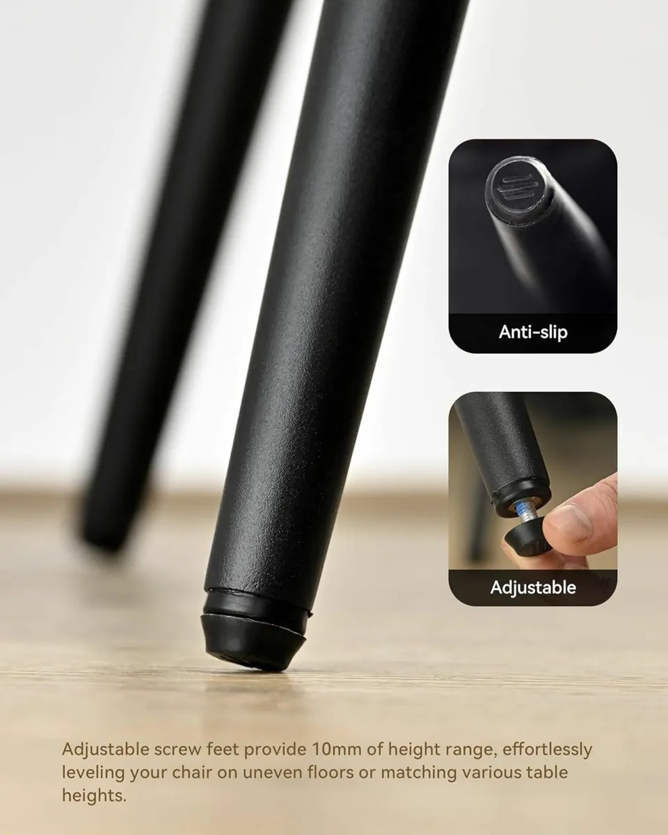 Set Of 2 Velvet Upholstered Kitchen Dining Chair - Image 2