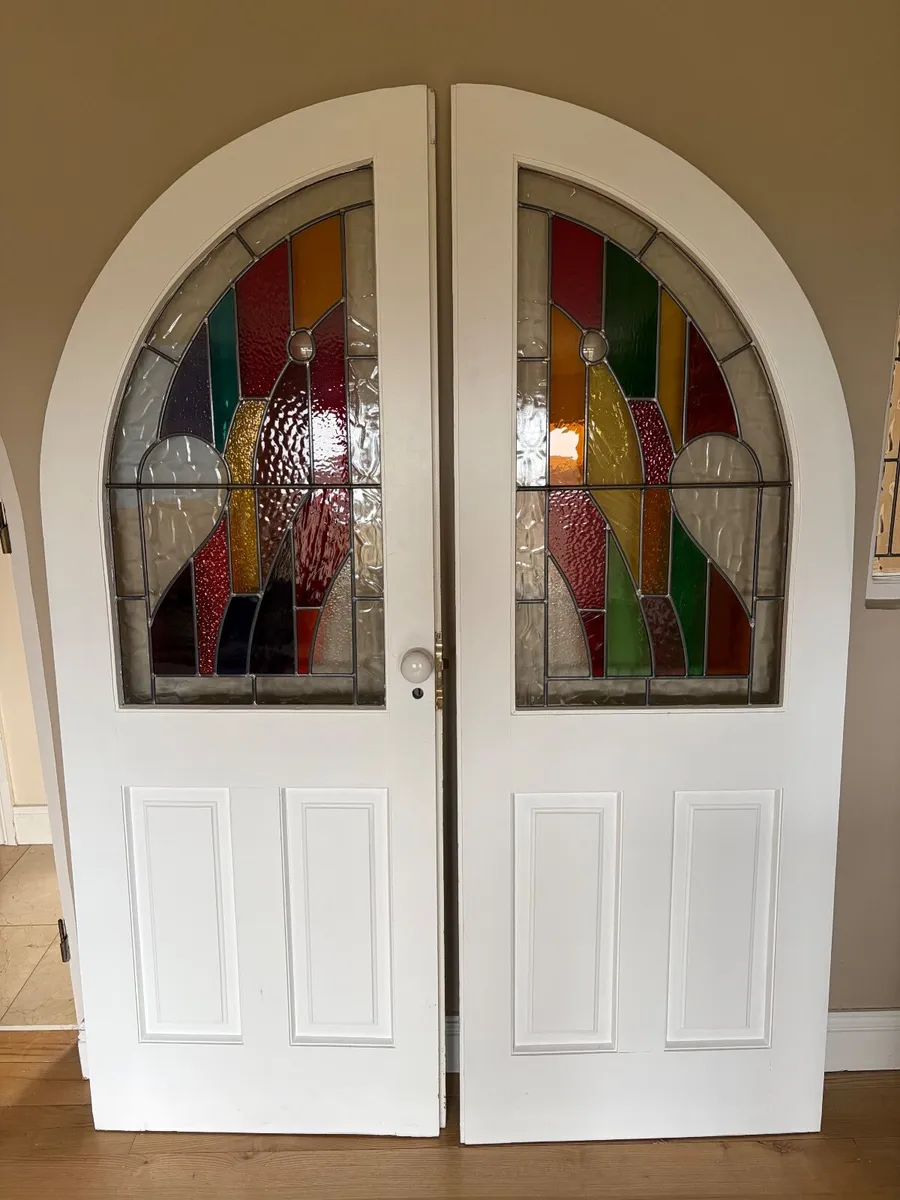 Stain Glass Arch doors