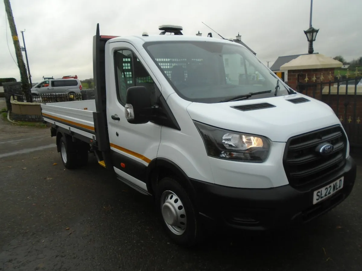 2022 Ford Transit 350 FORD 1 STOP ALLOY DROPSIDE. - Image 1