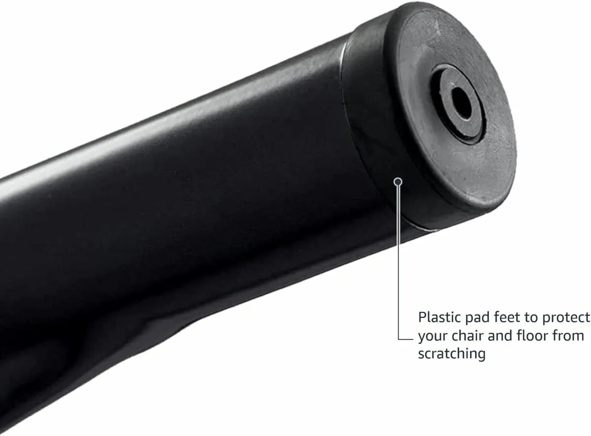 Set of 4 Black Metal Dining Chairs Bistro - Image 2