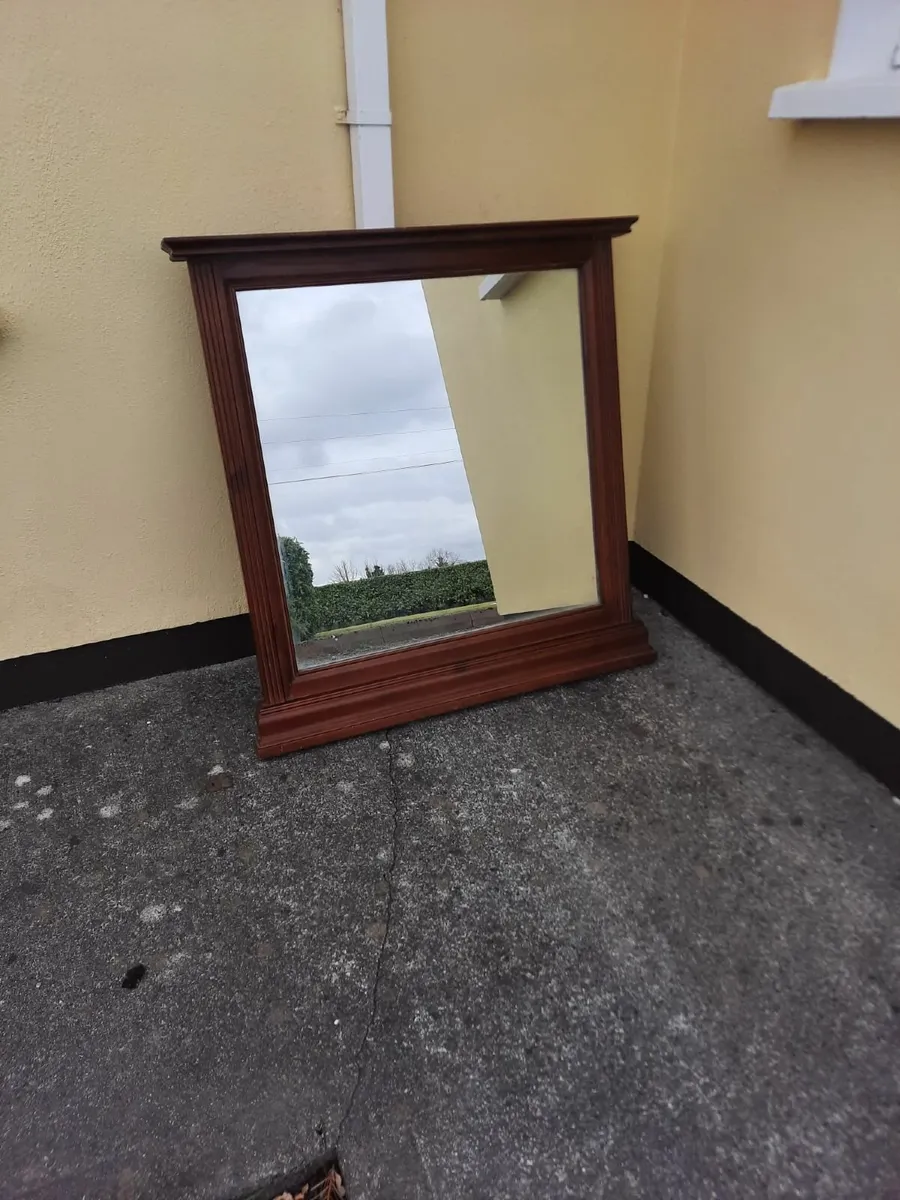 Large antique mirror - Image 2