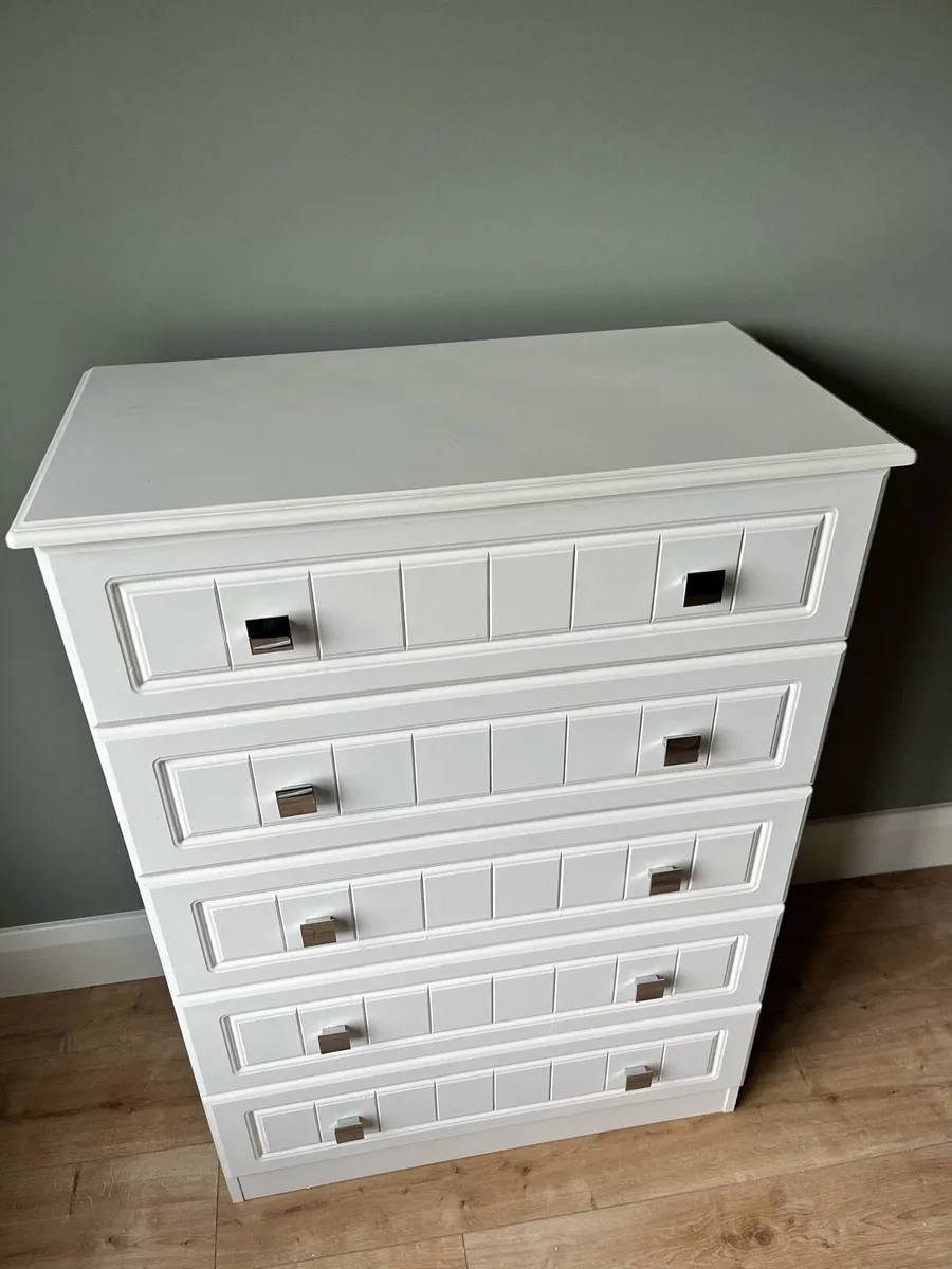 Chest of white Drawers - Image 2