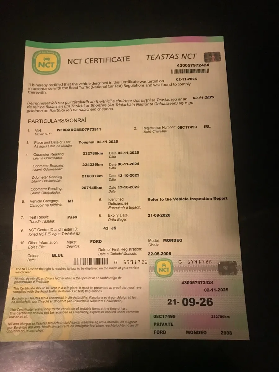 Ford Mondeo 2008 - Image 2