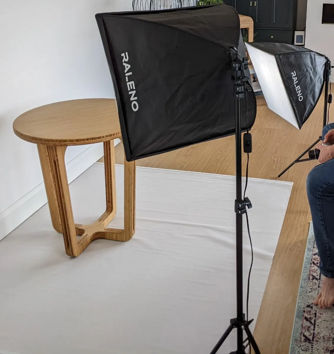 Photography Softbox Lighting Kit & Backdrop - Image 1