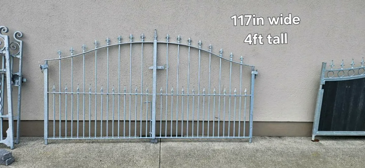Galvanised gates - Image 1