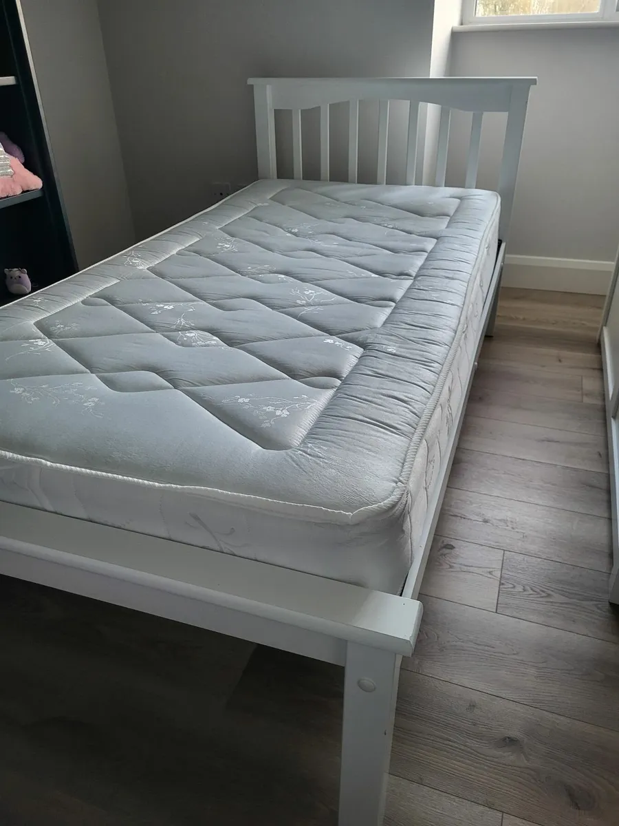 Single bedframe & Mattress - Image 1