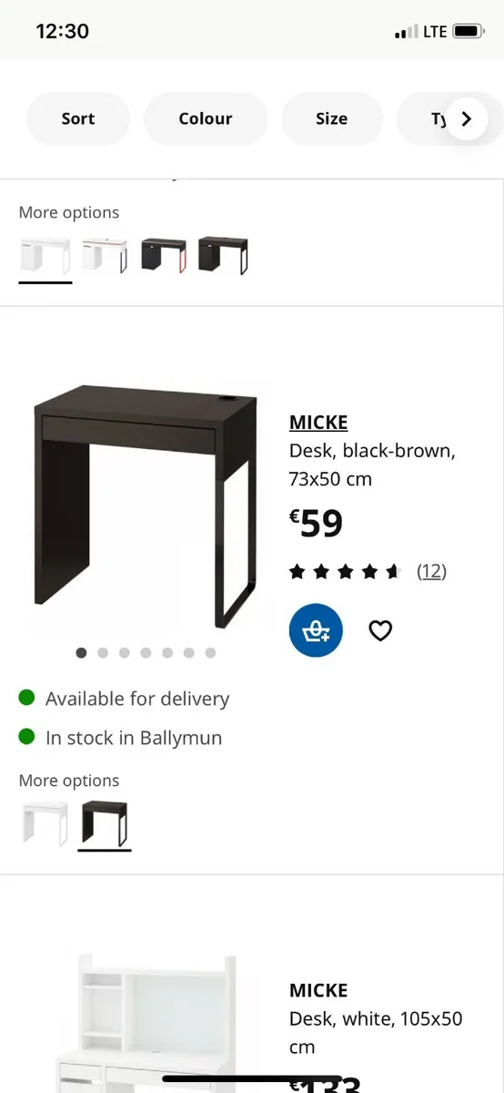 Ikea Micke Desk - Image 2