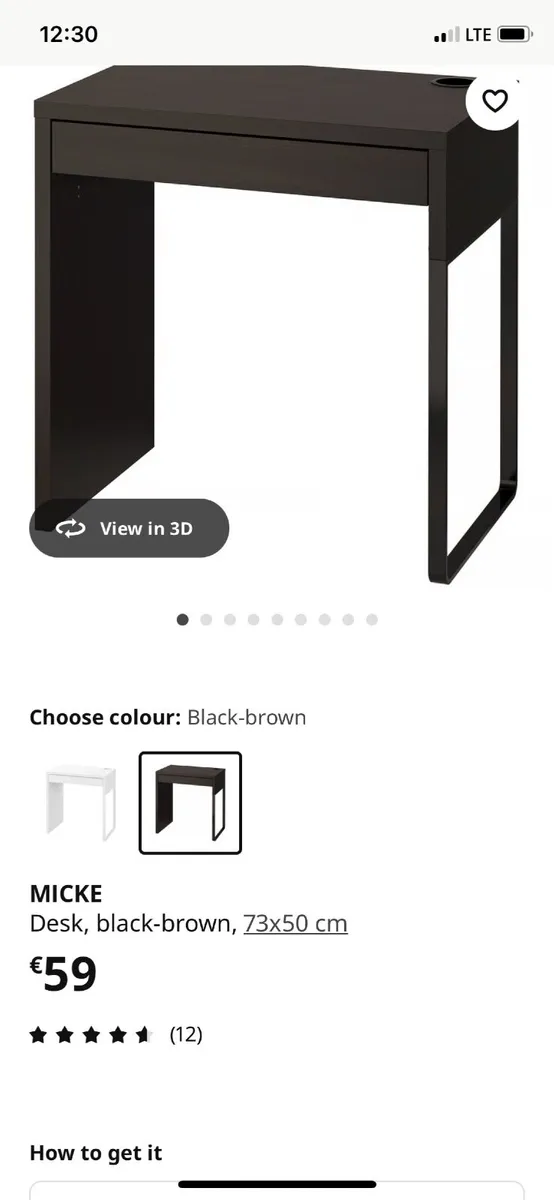 Ikea Micke Desk - Image 3