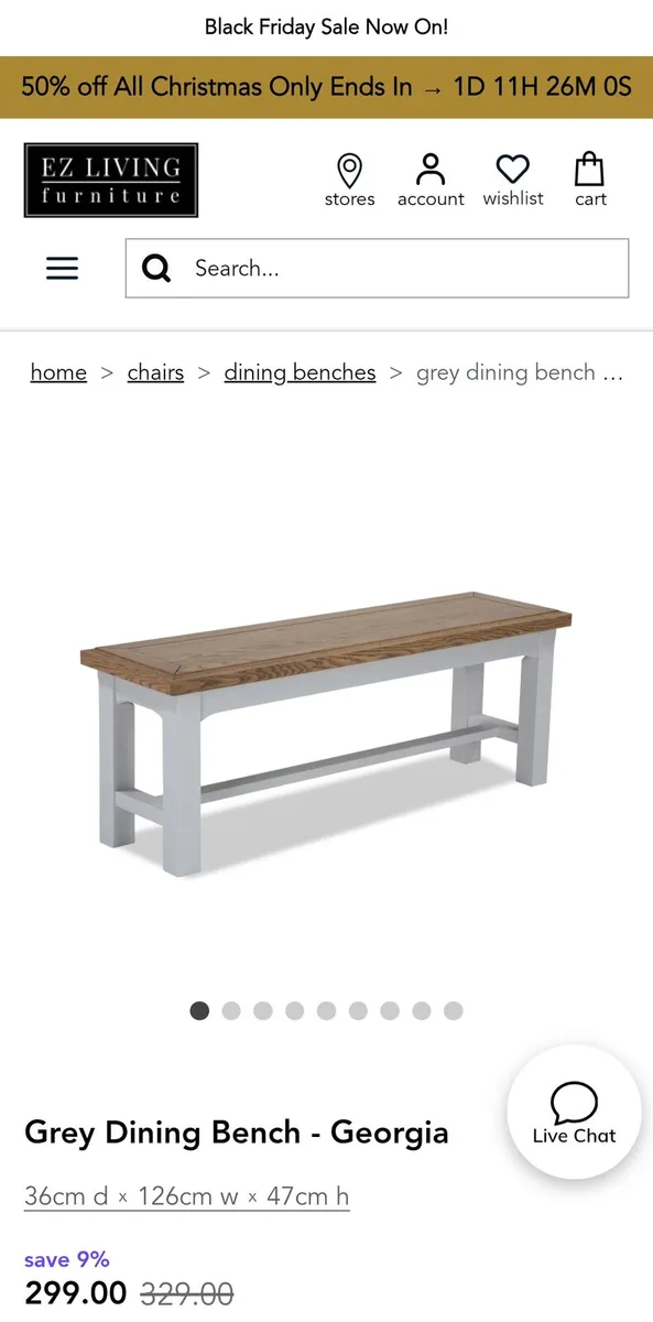 Coffee Table - EZ Living Furniture Georgia Range - Image 4