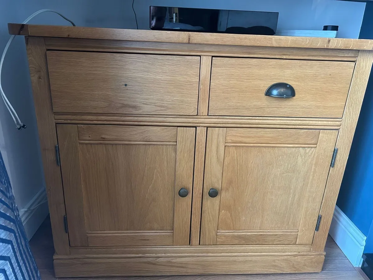 Oak coffee table and TV Unit - Image 1