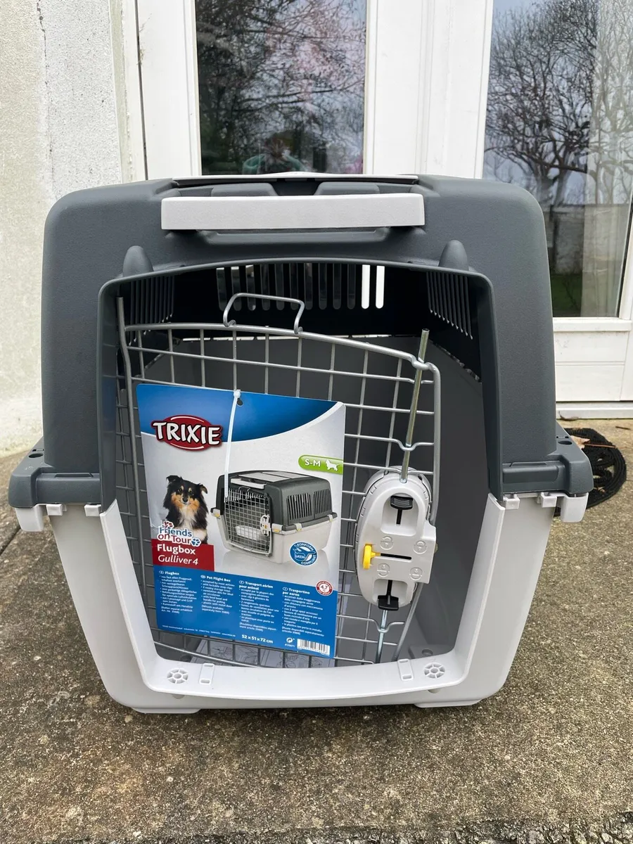 Brand New Travel Crate for medium dog - Image 1