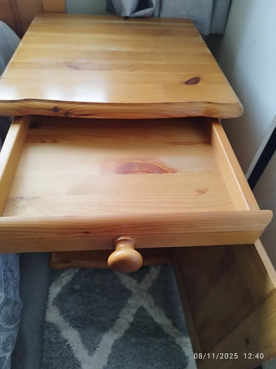 Bedside lockers and headboard - Image 3