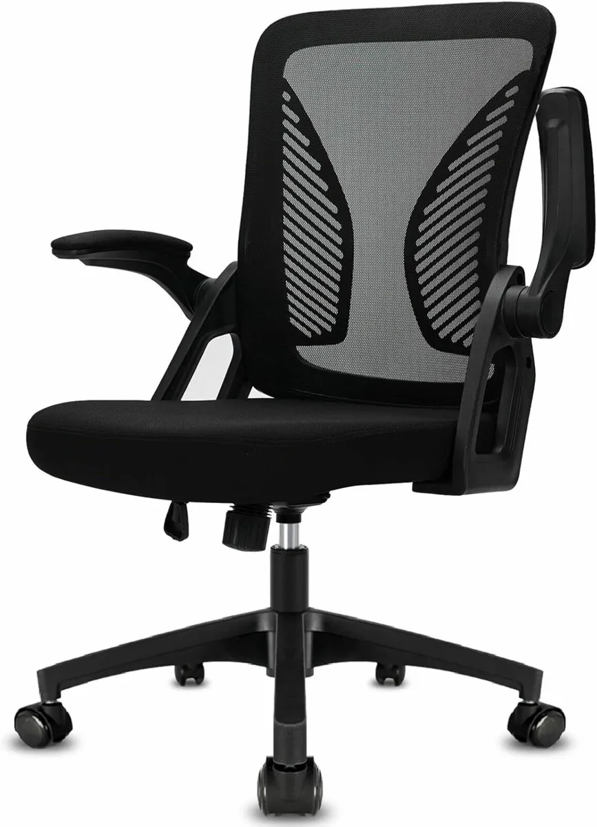 Office Chair Ergonomic Adjustable Armrest Lumbar - Image 2
