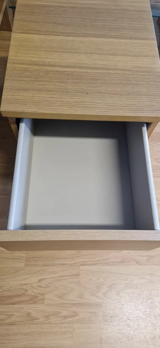 Oak Bedside Locker  Almost New - Image 2