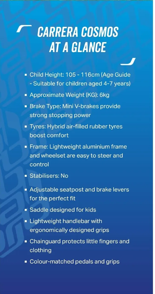 Kids bike Carrera - Image 3
