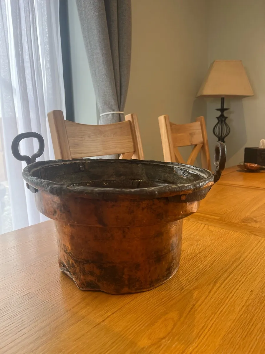 Antique Copper Pot - Image 2