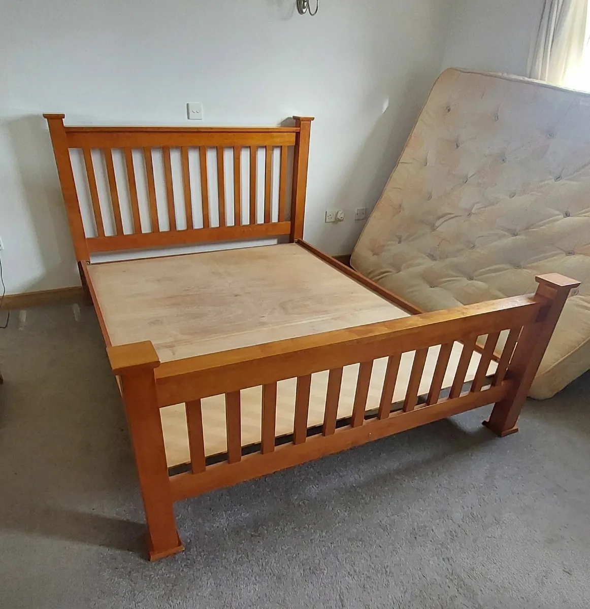 5ft Bed Frame and Mattress - Image 4