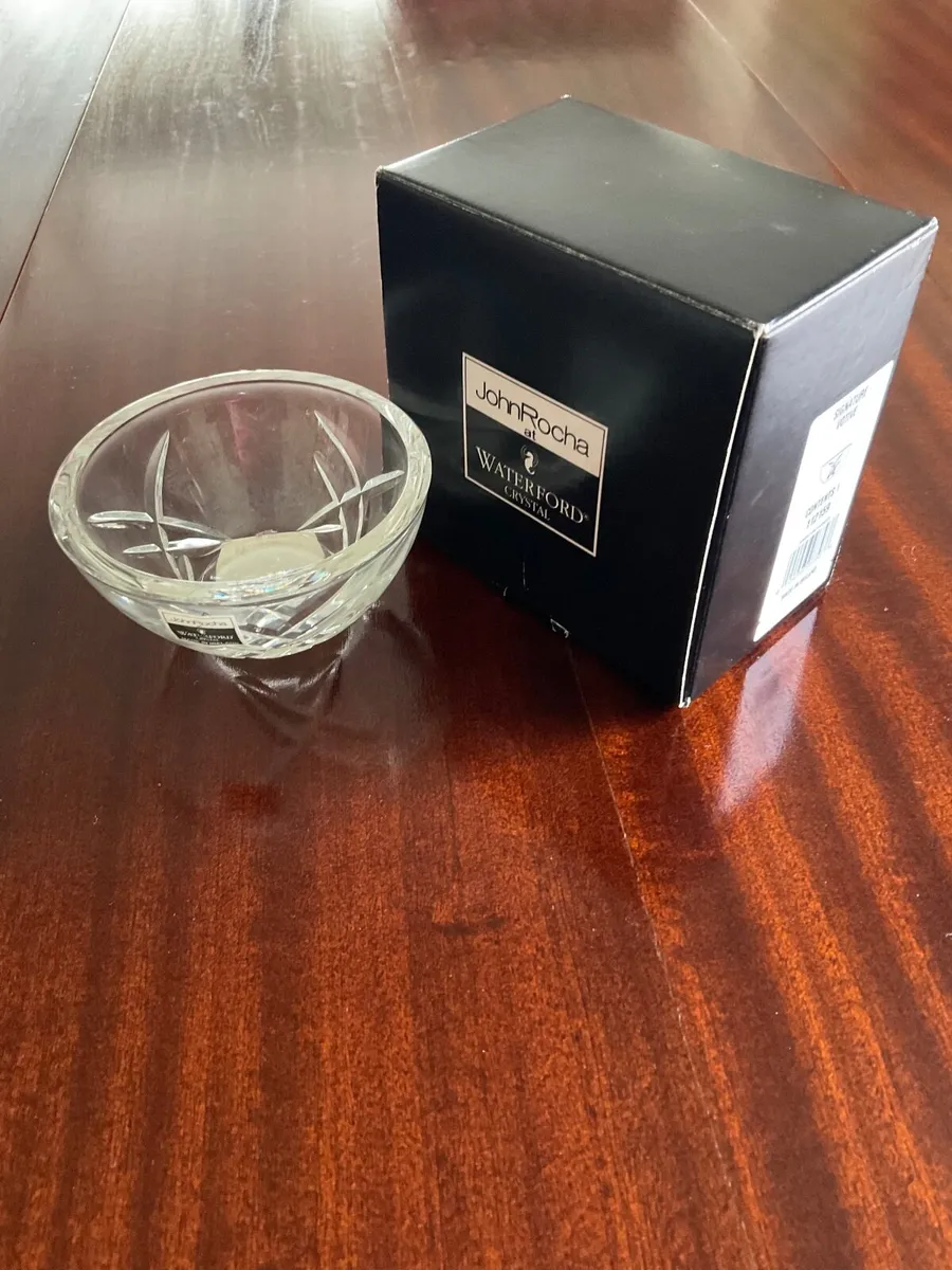 2 New John Rocha Waterford  Crystal Votives - Image 2
