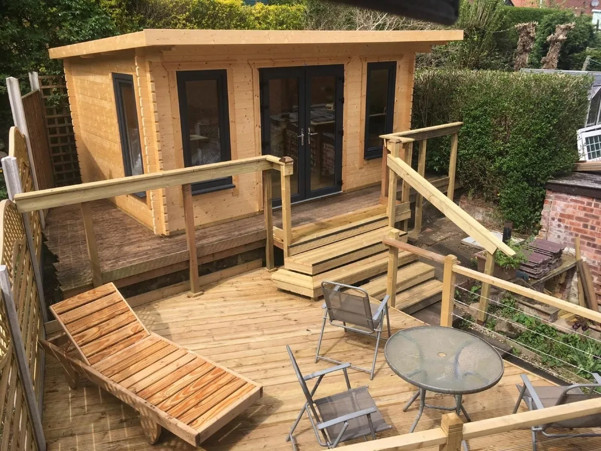 🏡 20×10 Coola Living Timber Apex Log Cabin – 44mm - Image 1