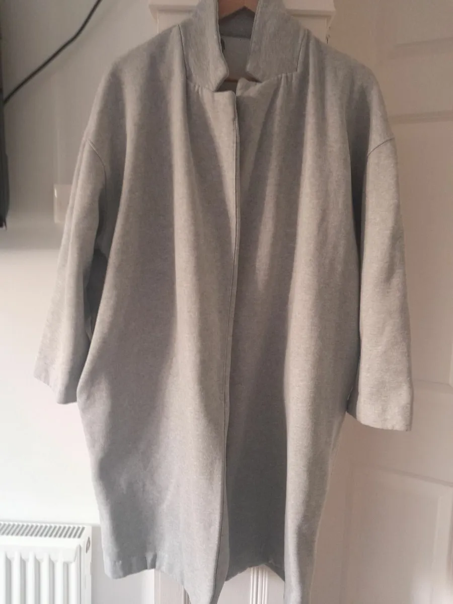 Zara Grey Coat - Image 1