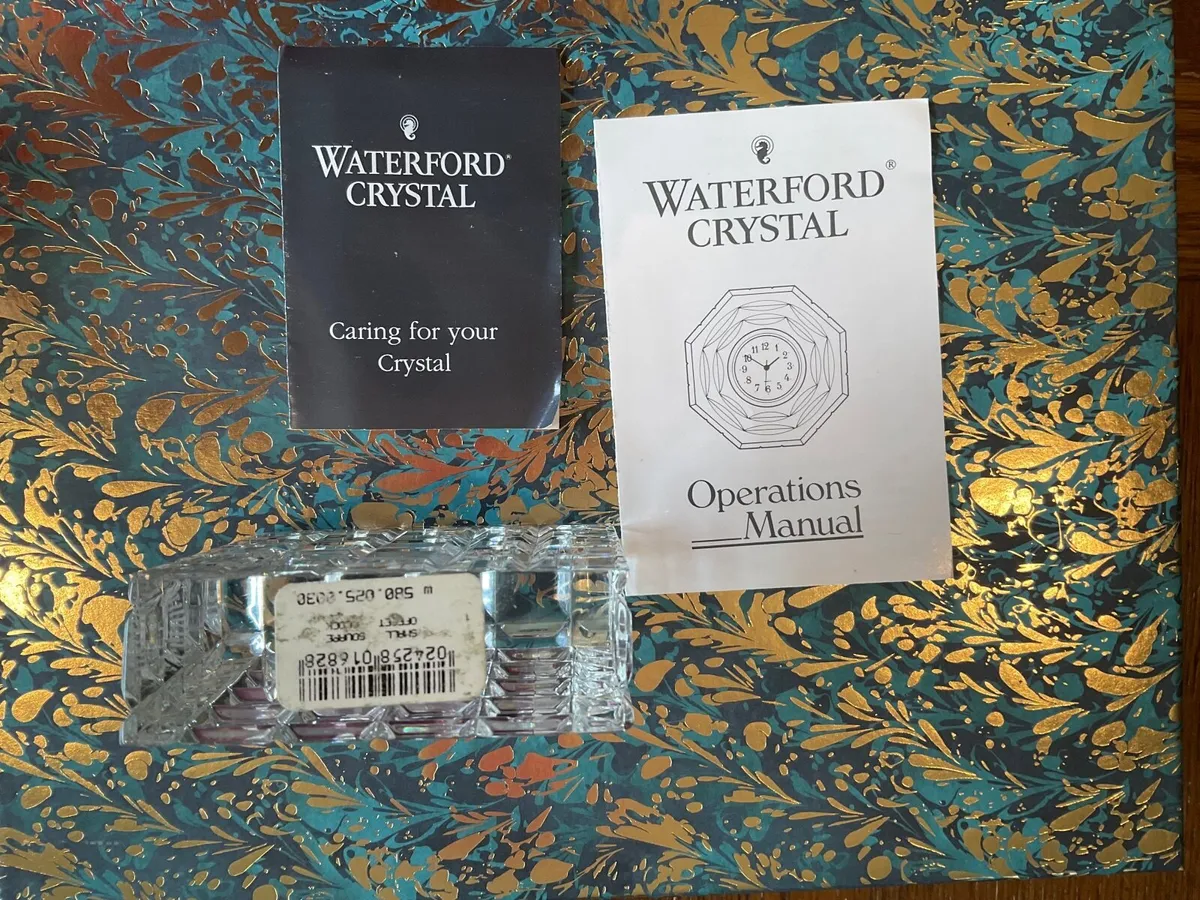 Waterford Crystal Clock/Paperweight - Image 2