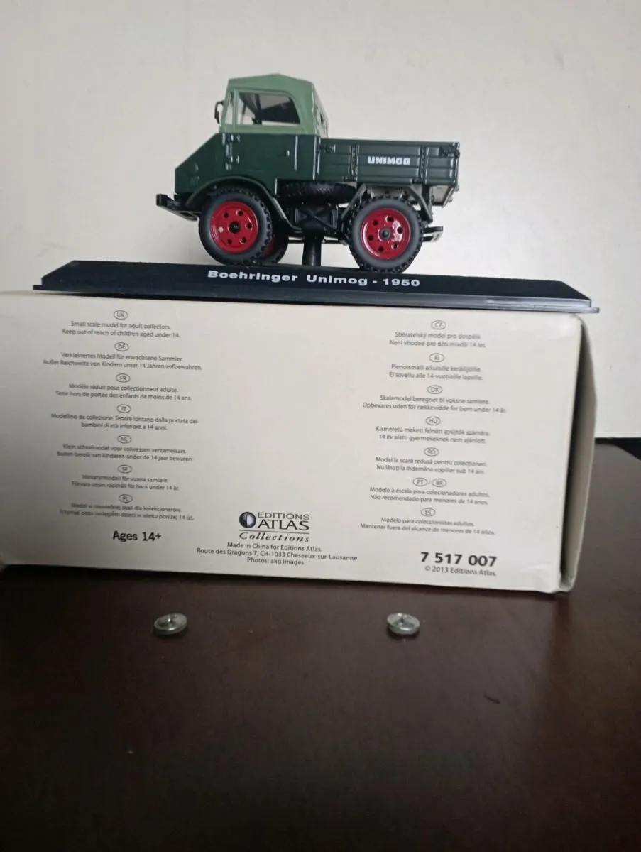 VINTAGE 1950  BOEHRINGER UNIMOG .DIE-CAST MODLE. - Image 4