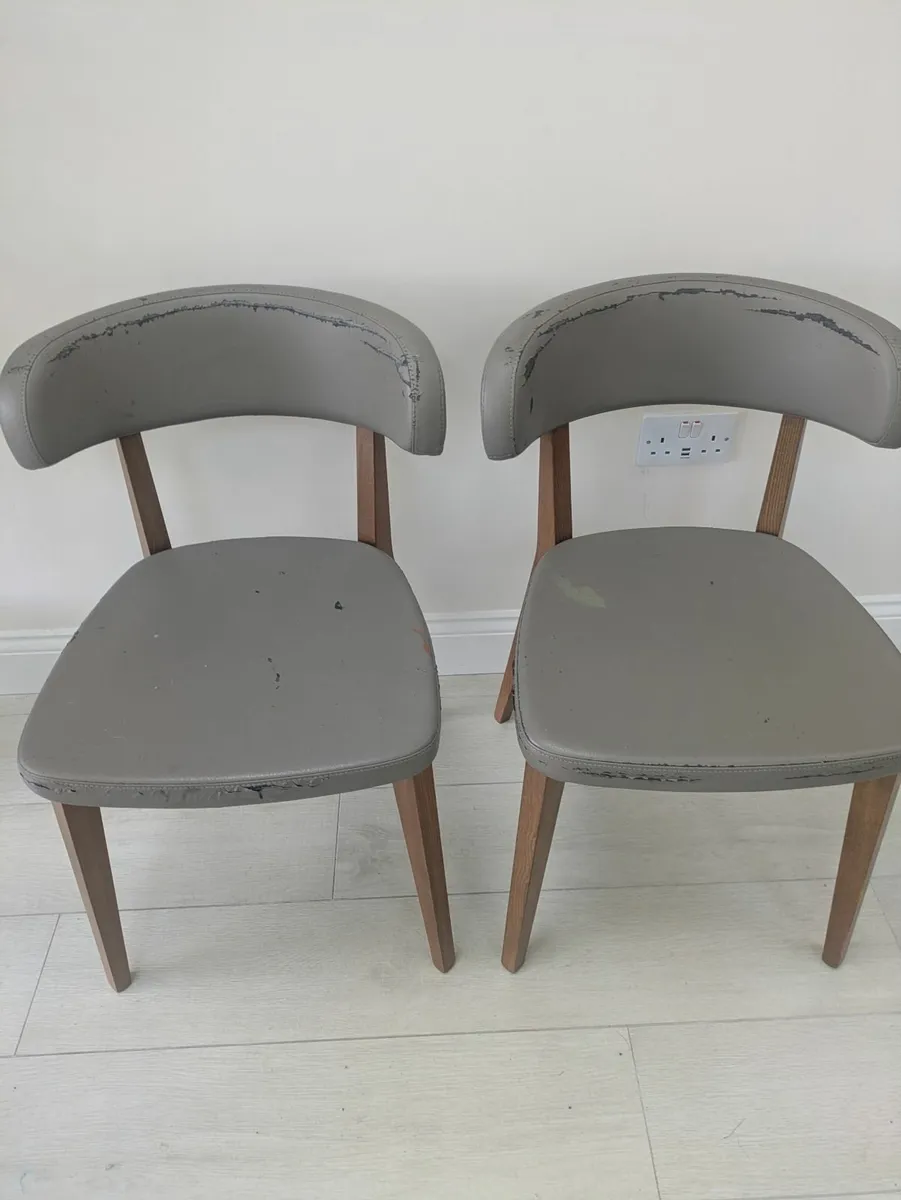 6 x Leather Chairs (free to take away) - Image 3